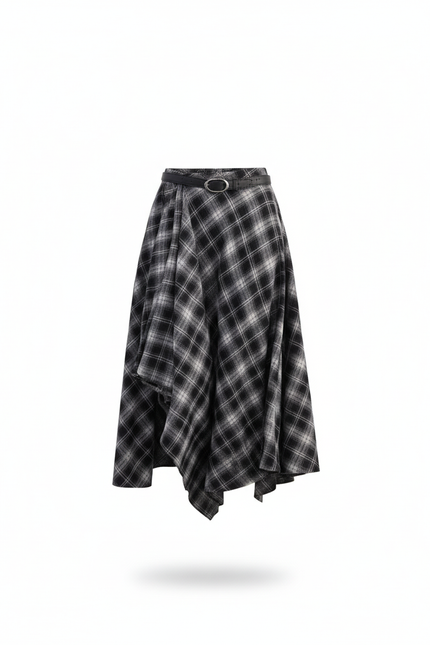 Jupe Longue A Carreaux