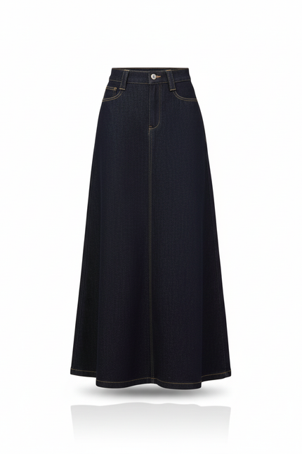 Jupe Longue Jean Brut