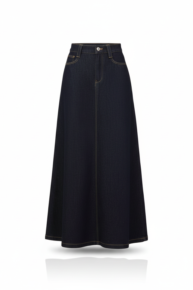 Jupe Longue Jean Brut