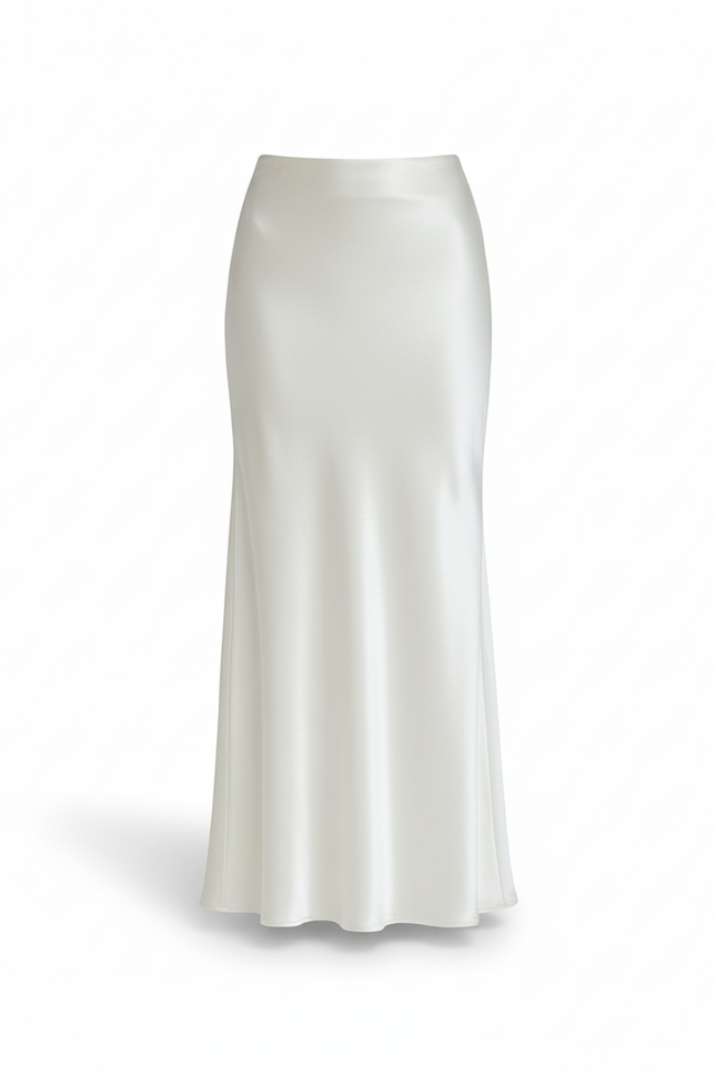 Jupe Longue Évasée Taille Haute