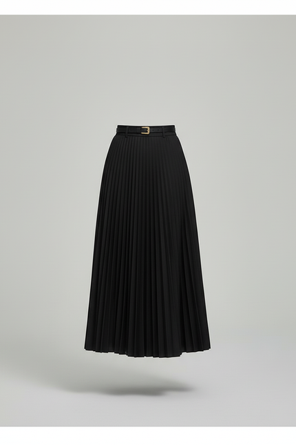 Jupe Plissée Femme Longue