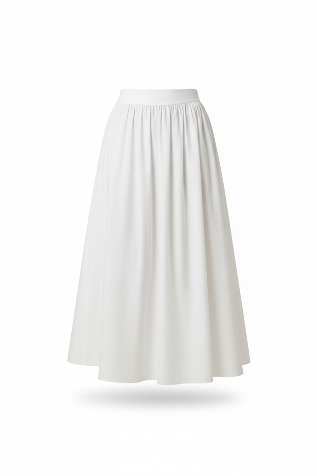 Jupe Longue En Popeline