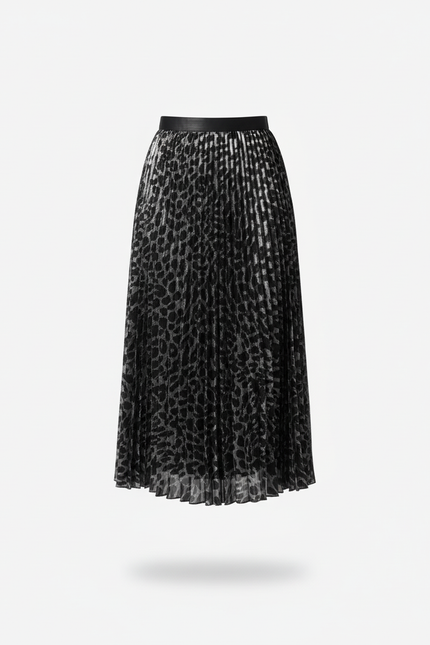 Jupe Longue Imprimée Léopard