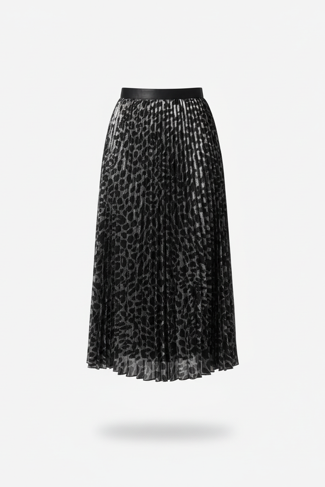 Jupe Longue Imprimée Léopard