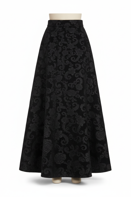 Jupe Longue Soirée Taille Haute