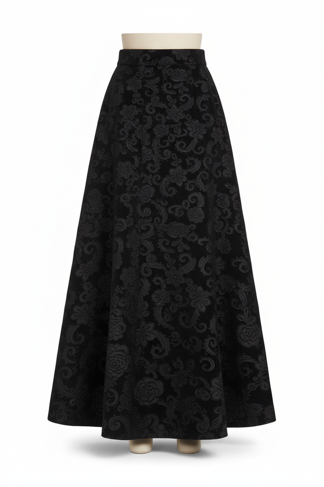 Jupe Longue Soirée Taille Haute