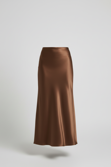 Jupe Longue Effet Soie