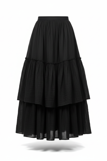 Jupe Longue Vert Bouteille