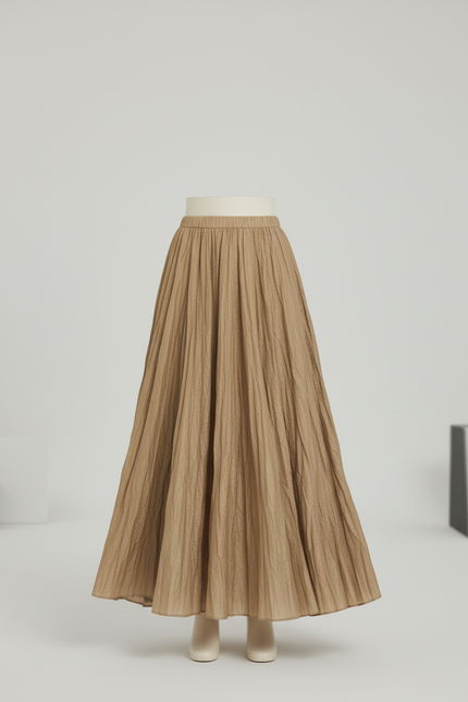Jupe Longue Lin Beige