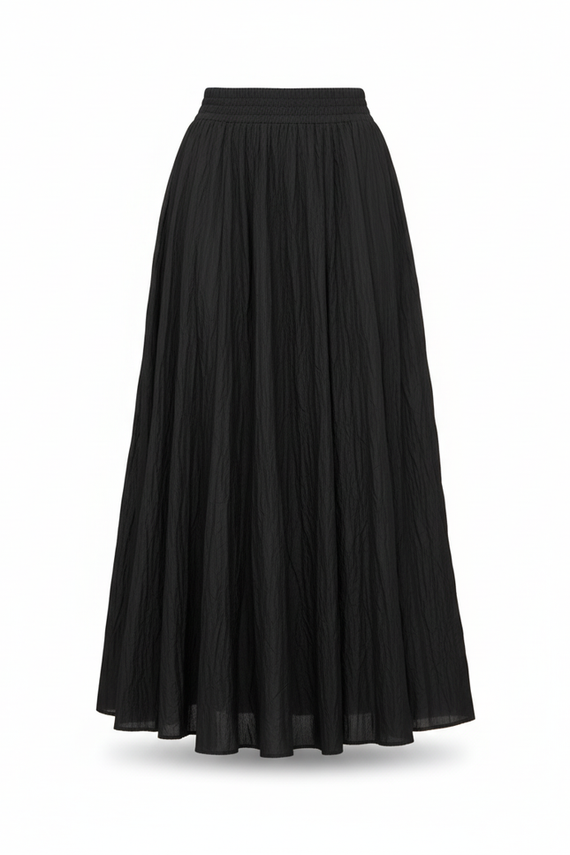 Jupe Longue Popeline Noire