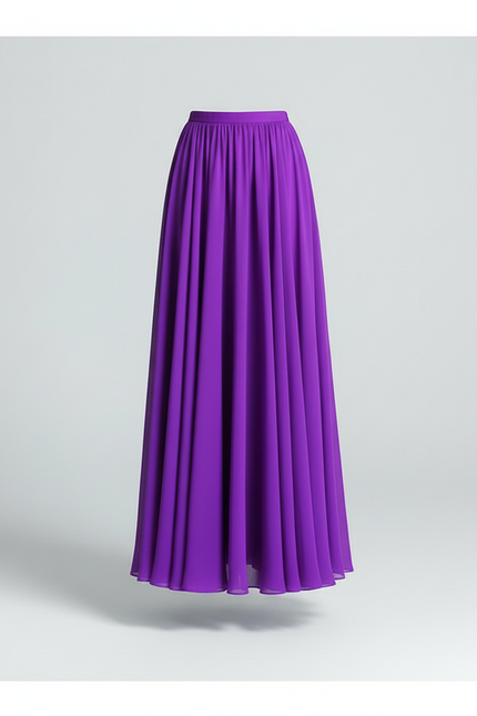 Jupe Longue Évasée Grande Taille