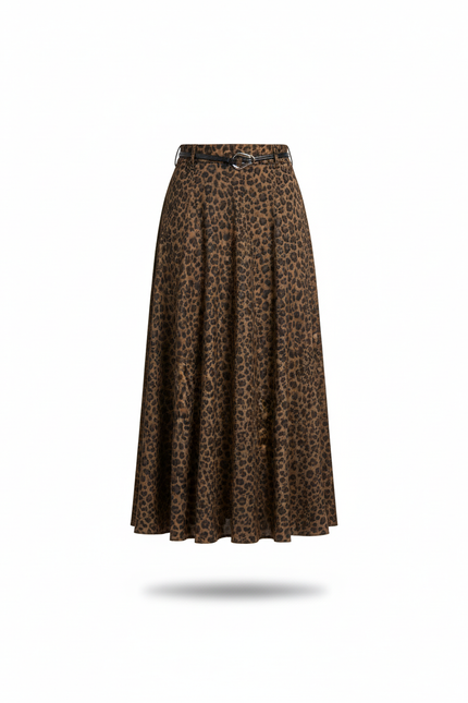 Jupe Longue Femme Leopard