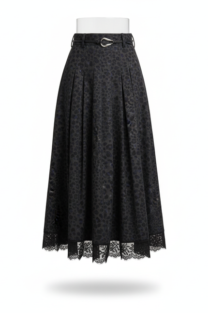 Jupe Longue Fluide Leopard