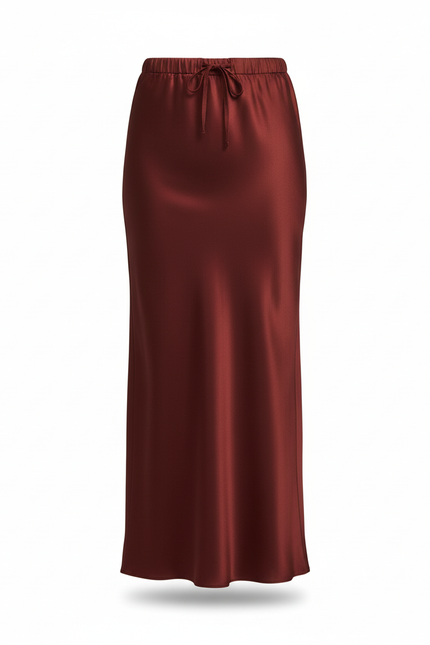 Jupe Longue Bordeaux Fluide