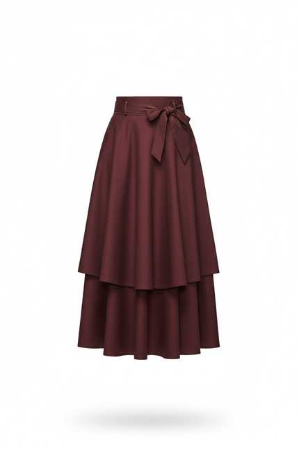 Jupe Longue Taille Haute Ceinture