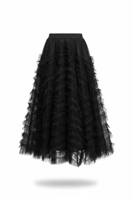 Jupe Longue Bouffante Noire