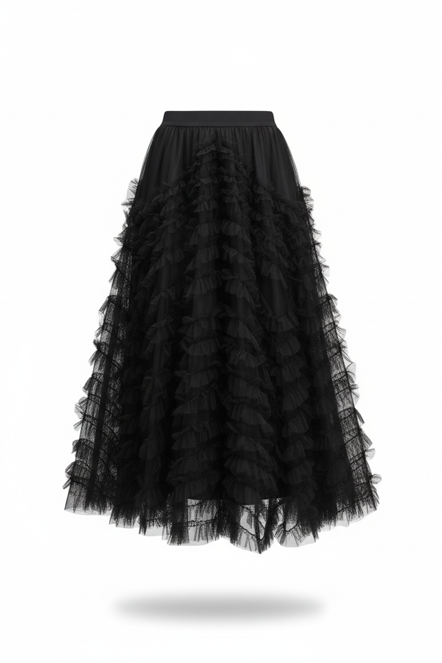 Jupe Longue Bouffante Noire