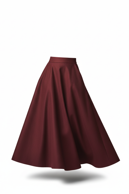 Jupe Longue Burgundy