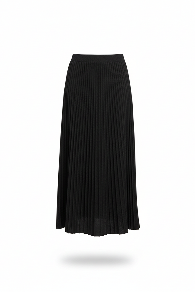 Jupe Longue Maille Noire