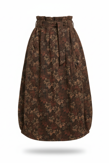 Jupe Longue Fleurie Automne