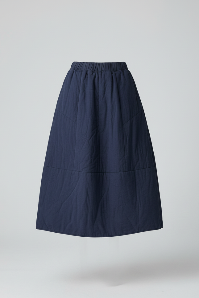 Jupe Longue Molleton Femme