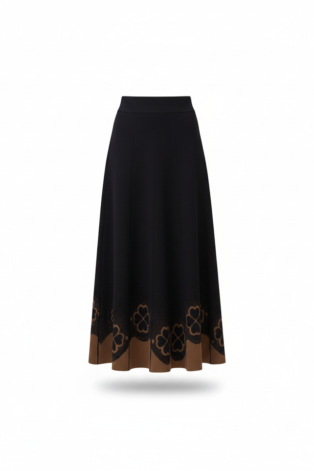 Jupe Longue Maille Laine