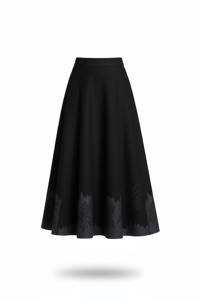 Jupe Évasée Mi-Longue