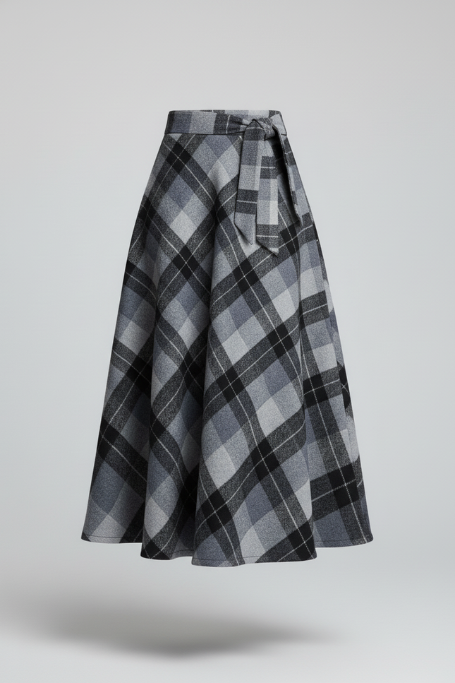 Jupe Longue Tartan Femme