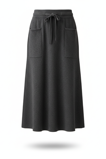 Jupe Longue Maille Fluide