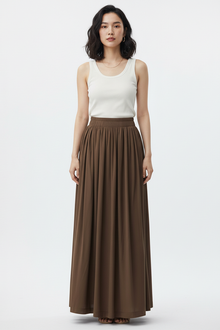 Jupe Maxi Longue Taille Haute