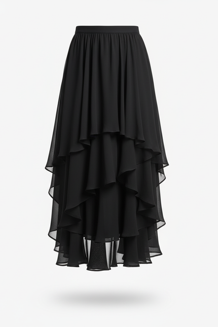 Jupe Longue Taille Haute Soirée