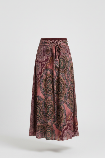 Jupe Longue Imprimé Cachemire
