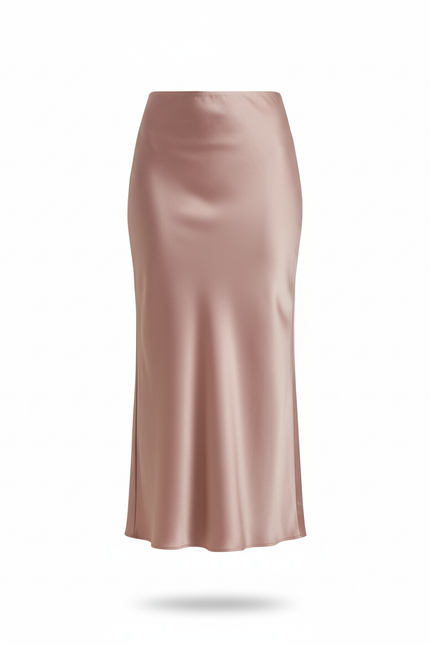 Jupe Longue Rose Poudré Mariage