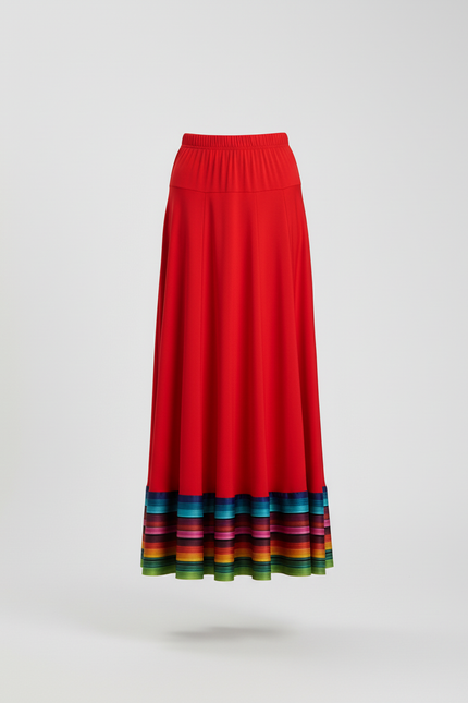 Jupe Longue Colorée Femme