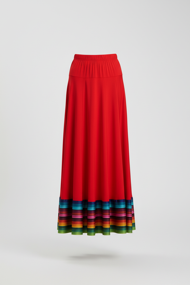 Jupe Longue Colorée Femme