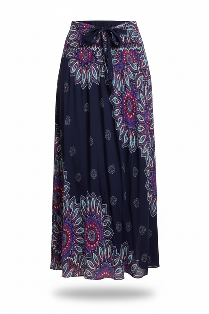 Jupe Longue Boheme Bleu Marine