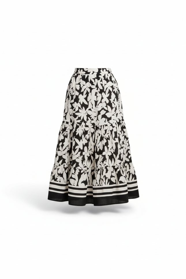 Jupe Longue Imprimé Floral Bohème