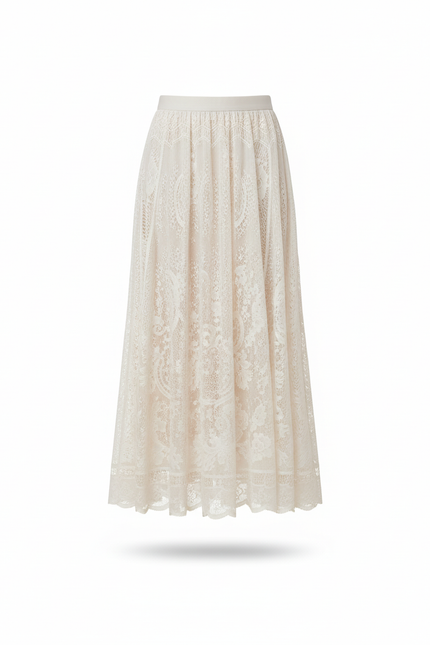 Jupe En Dentelle Longue