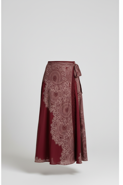 Jupe Longue Rouge Femme