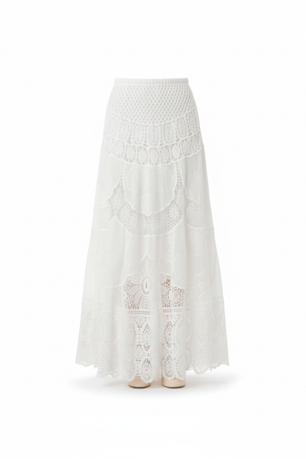 Jupe Longue Crochet Femme