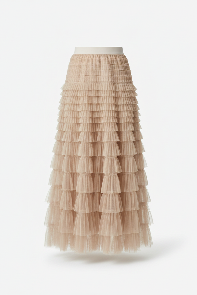 Jupe Longue Taille Haute Mariage