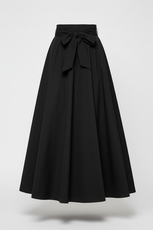 Jupe Longue Noire Portefeuille