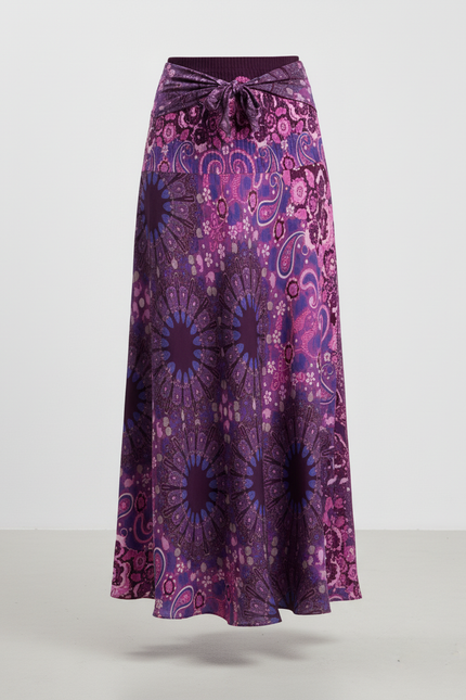 Jupe Longue Boheme Violette