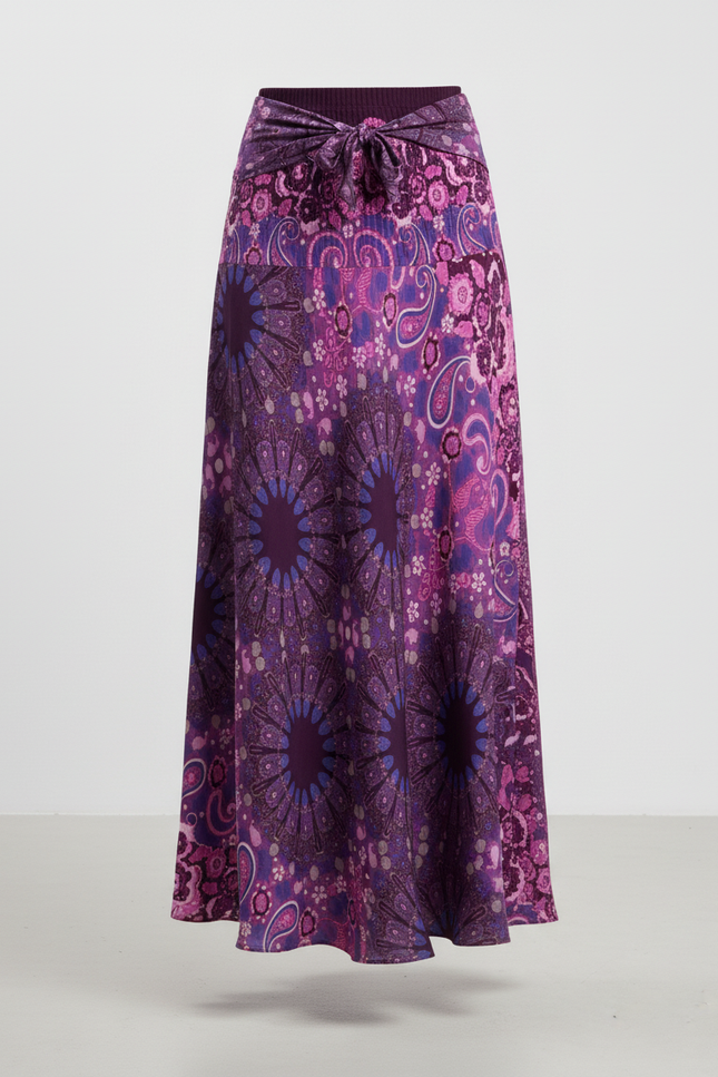 Jupe Longue Boheme Violette