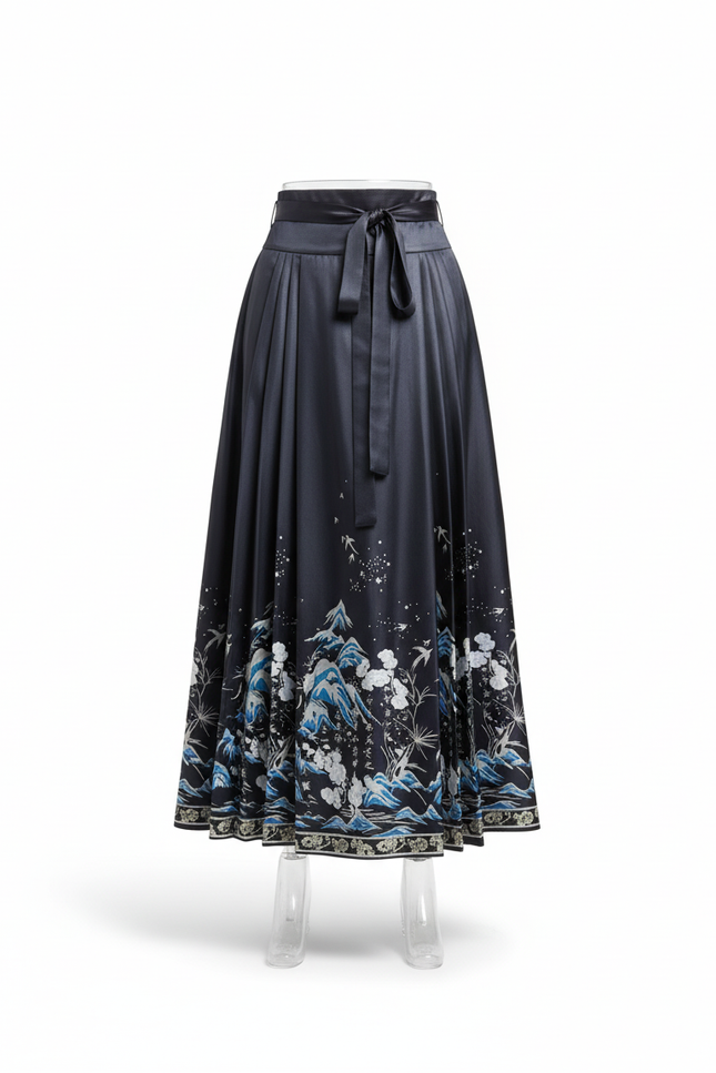 Jupe Longue Bleu Nuit