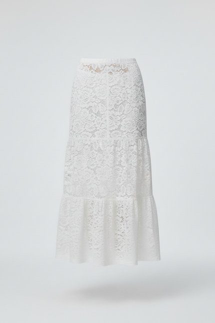 Jupe Longue Blanche Dentelle Bohème