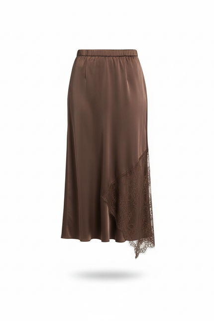 Jupe Asymétrique Mi-Longue