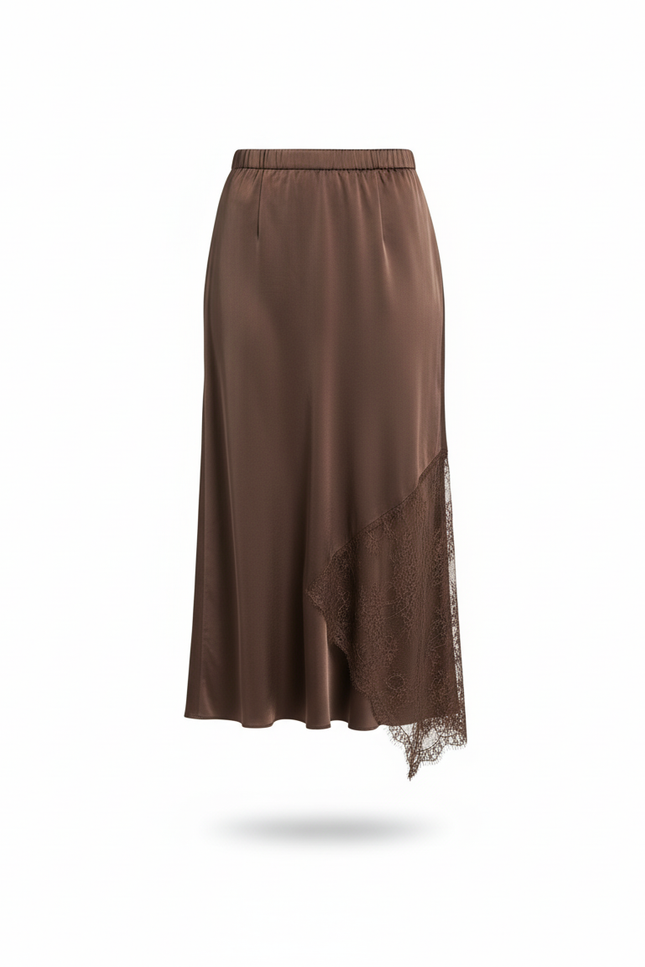 Jupe Asymétrique Mi-Longue