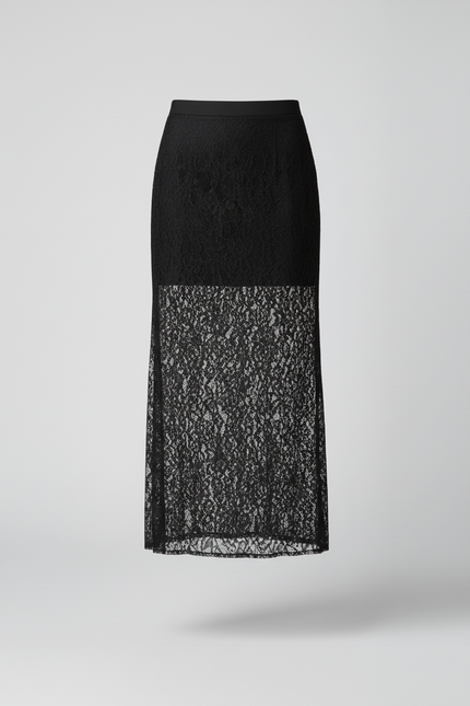 Jupe Fourreau Longue Noire