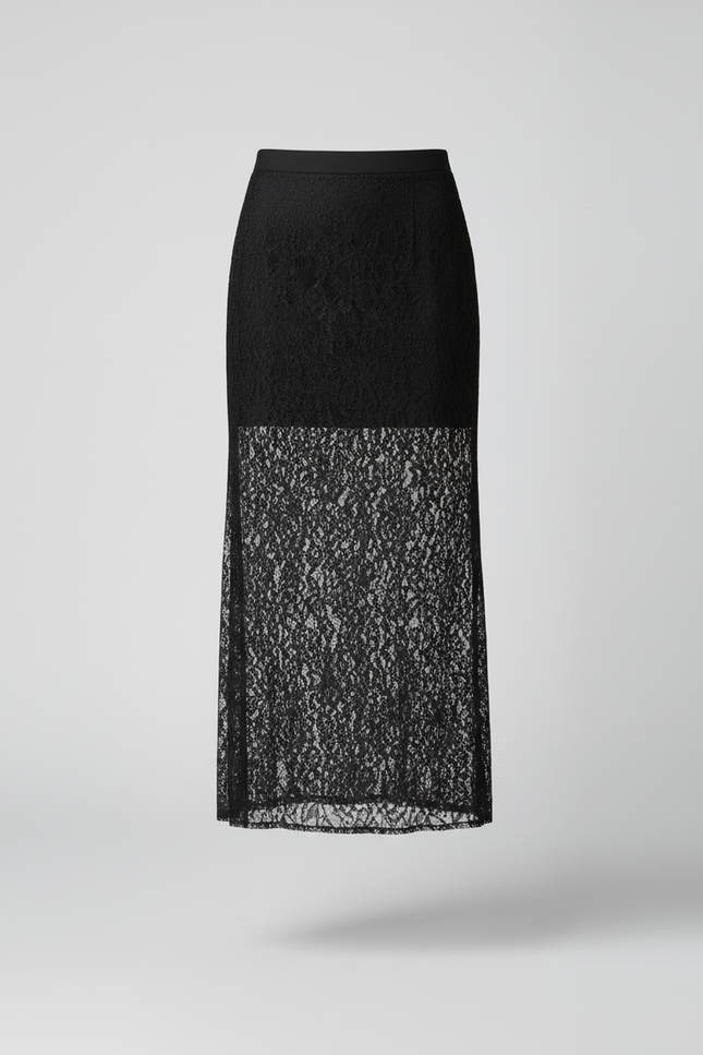 Jupe Fourreau Longue Noire